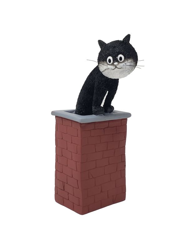Figurine chat Dubout-Sur les toits