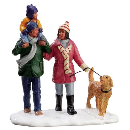 LEMAX 62446 - Figurine promenade hivernale en famille