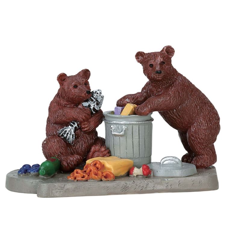 Figurine buffet pour les ours