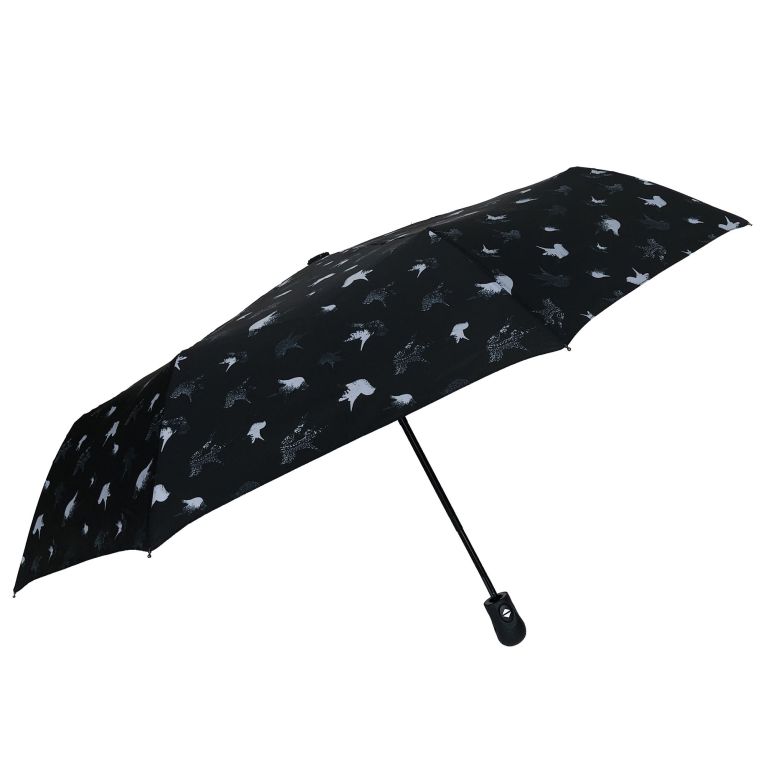 Parapluie noir mini  oiseau
