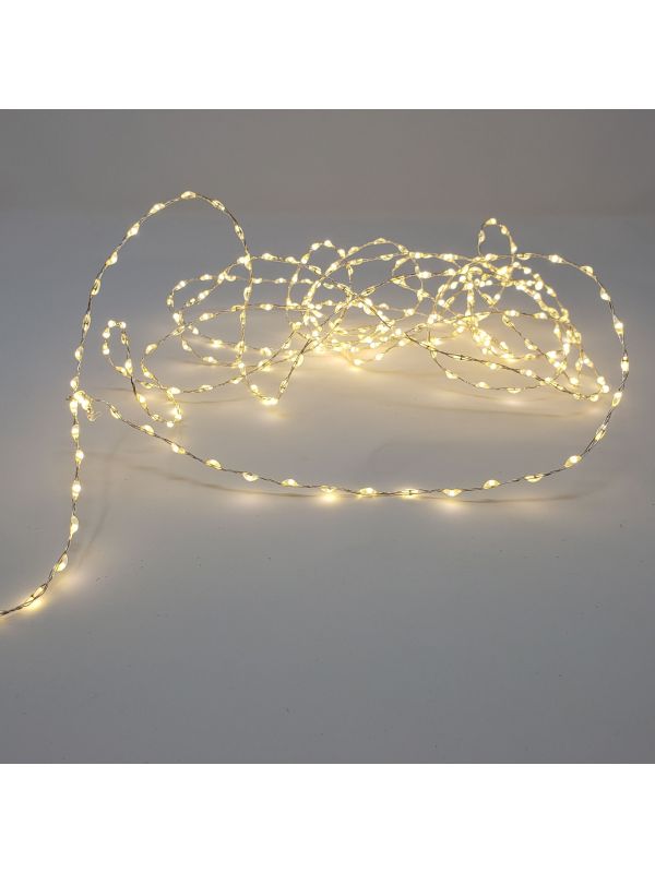 Guirlande blanc chaud grain de riz 160 leds  électrique